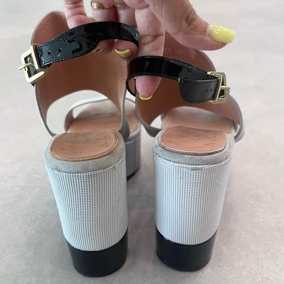 ROBERT CLERGERIE X A.L.C. suede platform sandal - Picture 9 of 10